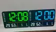 Digital Wall Clock with Alarm, Thermometer, Calendar - 1