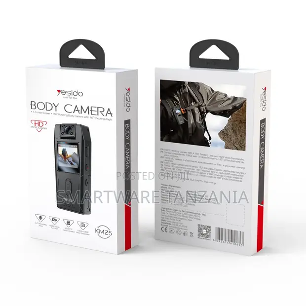 Yesido HD Body Camera with 1.3-Inch Screen - 1