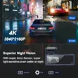 Yesido Dual Dash Cam 1080P na Wi-Fi - 2