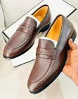 Viatu vya Clarks vya Wanaume vya Ngozi Halisi ya Penny Loafers - 4