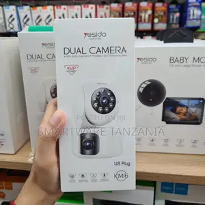 Yesido Dual Camera Security System 4MP, 350° View
