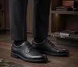 Clarks Men's Black Leather Shoes - 3