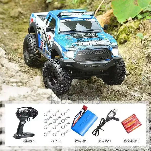 1:10 Rock Crawler Pickup Truck ya 4WD kwa Remote Control - 1