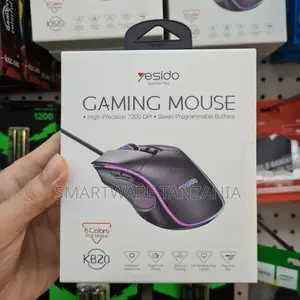 Yesido KB20 Gaming Mouse Wired, 7200 DPI, RGB