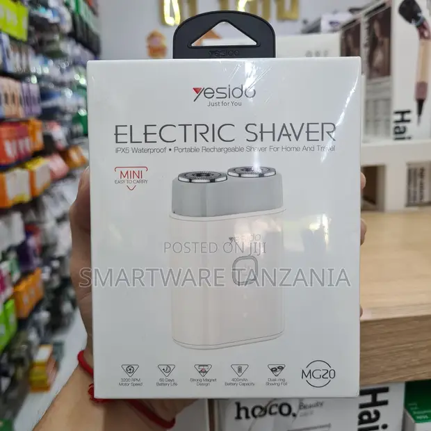 Yesido Electric Shaver MG20, IPX5 Waterproof, Portable - 1