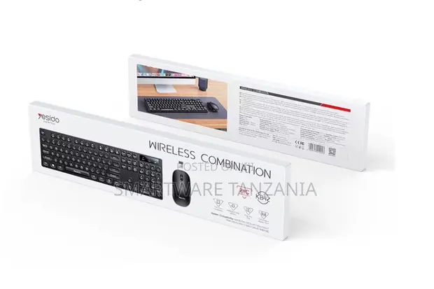 Yesido Wireless Keyboard na Mouse Combo, 2.4GHz - 1