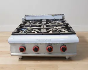 GE 4-Burner Gas Cooker Mpya Kabisa