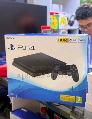 Sony PlayStation 4 Slim 500GB na Vidhibiti 2 & Michezo 6