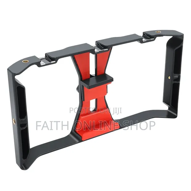 Metal Black Camera and Phone Cage Rig Handle - 1