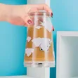 Cute 400ml Glass Mug with Silicone Straw and Lid - 4