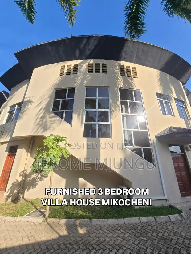 Furnished 3-Bedroom Villa for Rent in Mikocheni - 1