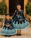 Brand New Multicolor Cotton Dresses (3-5Y, 6-9Y) - 1