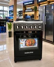 50x50cm Oven Mixer: 3 Gas Burners, 1 Electric Hot Plate, Electric Oven - 1