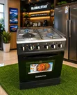 Global 60x60cm Oven Cooker 3 Gas + 1 Electric - 1