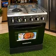 Global 60x60cm Oven Cooker 3 Gas + 1 Electric - 2
