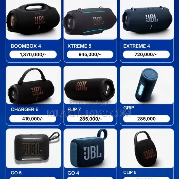 JBL Portable Sound Speakers - Boombox, Flip, Charge, Go - 1