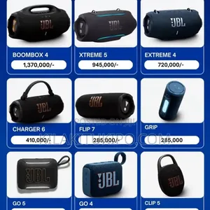 JBL Spika za Sauti Zinazobebeka - Boombox, Flip, Charge, Go