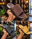 Men's Leather Material Sandals - Model 06853 - 4