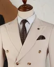 Mario Casas 4-Button Men's Suit - 3