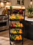 Multifunction Kitchen Storage Organizer - Brand New - 3