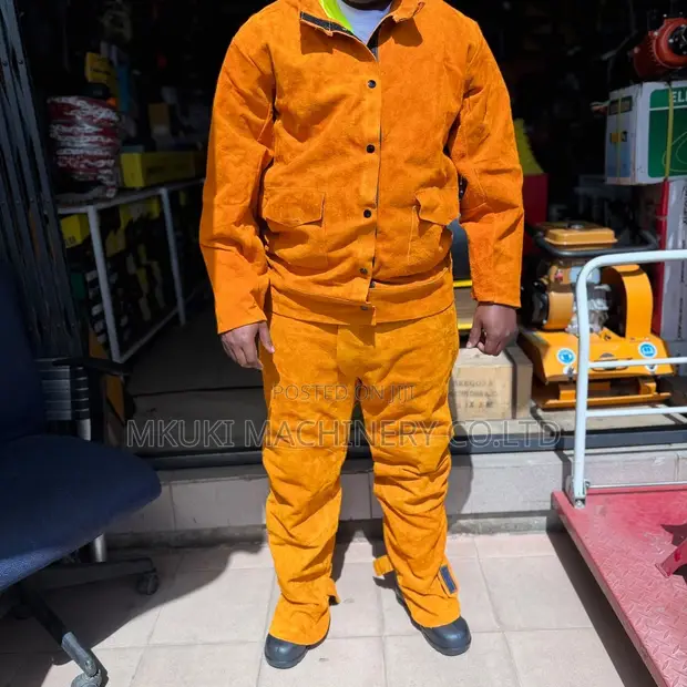Heavy Duty Leather Welding Coveralls - Brand New - 1