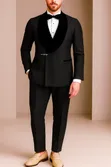 Carlos Cardin Classic Authority Black Suit - 2