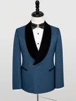 Classic Authority Navy Suit by Carlos Cardin - 1