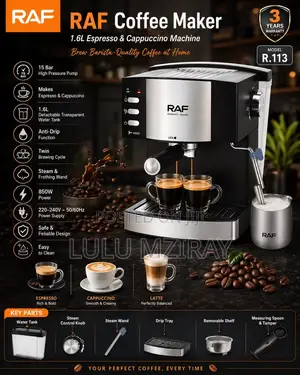 Brand New Raf Coffee Maker 1.6L