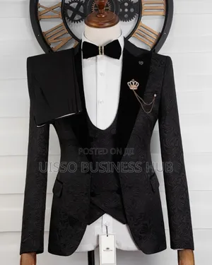 Men's Suit Style Neck Tie Set