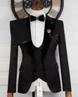 Men's Suit Style Neck Tie Set - 1