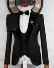 Men's Suit Style Neck Tie Set - 3