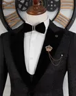 Men's Suit Style Neck Tie Set - 4