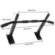 Quality Home Fitness Multi-Grip Pull-Up Bar & Wall Mounted Dip Bar - 1