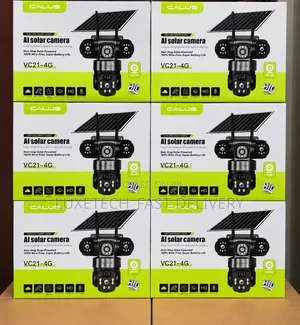 CALUS VC21-4G AI Solar Security Camera - Triple Lens Wire-Free 4G