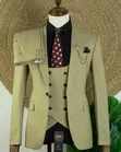 New Fashion Tied Suit - Multicolor - 1