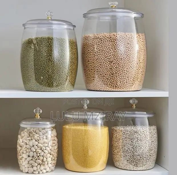 Acrylic Kitchen Storage Containers (Set of 5) - 1