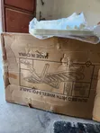 Folding Sun Lounger with Wheels - 2