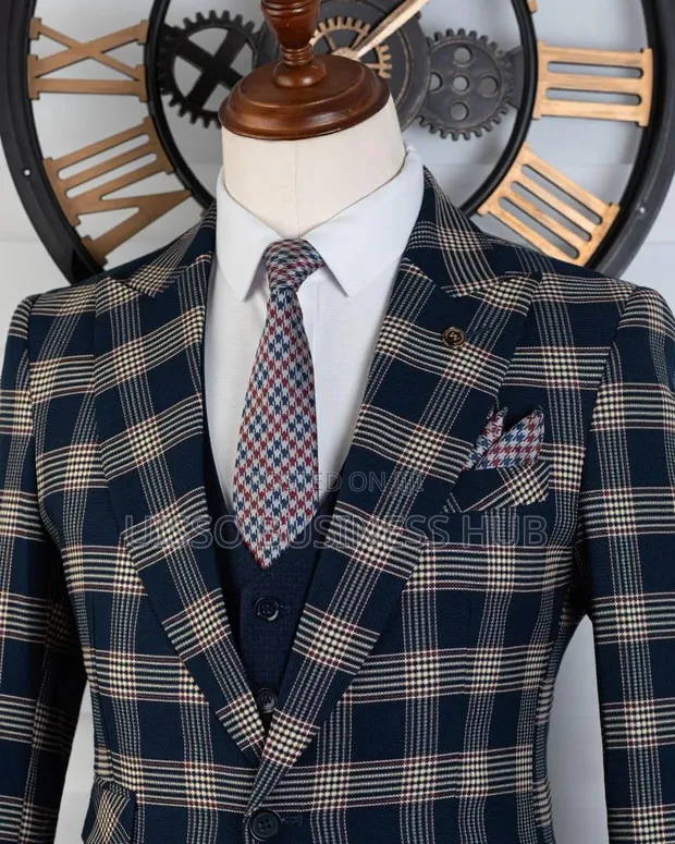 Mario Casas Cotton Fabric Suit - Multicolor - 1