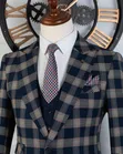 Mario Casas Cotton Fabric Suit - Multicolor - 1