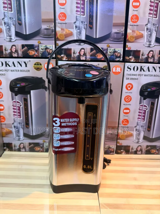 Sokany SK-09060 Electric Thermo Pot 6.8L - Water Boiler & Dispenser - 1