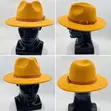 Kofia ya Fedora - Kilemba Kilichobanwa, Mkanda wa Faux Leather - 4