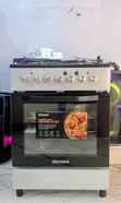 Skywood Cooker 60x60: 3 Gas, 1 Plate ya Umeme, Oven ya 75L - 1