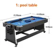 Brand New 7ft 4-in-1 Reversible Pool Table - 2
