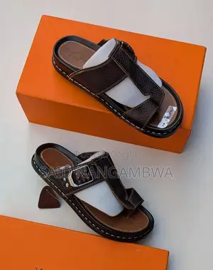 Clarks Men's Leather Sandals - Brown