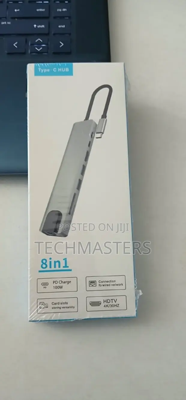 8-in-1 USB-C Hub Mpya na 100W PD - 1