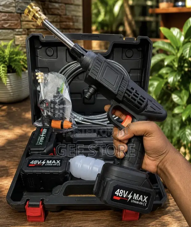48V Max Cordless Portable High-Pressure Washer Kit - 1