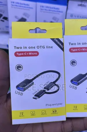 2-in-1 USB OTG Adapter Cable (Type-C & Micro-USB)