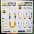 Kebo ya Kuchaji Haraka ya 4-in-1 ya Spring - 2