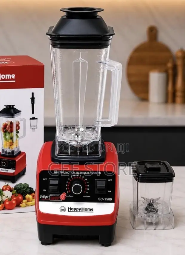 Happy Home Commercial Blender SC-1589 - 4500W, 3L - 1
