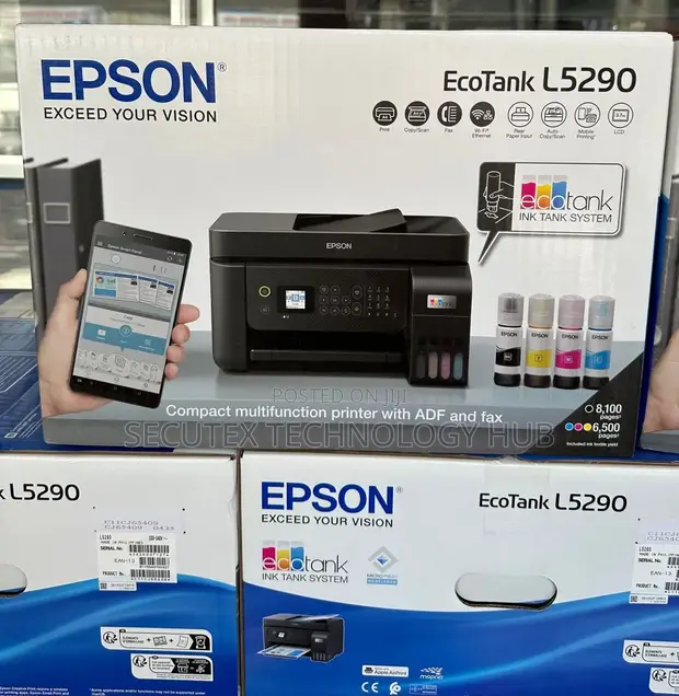 Epson EcoTank L5290 A4 Wi-Fi Printer ya Kazi Nyingi - 1